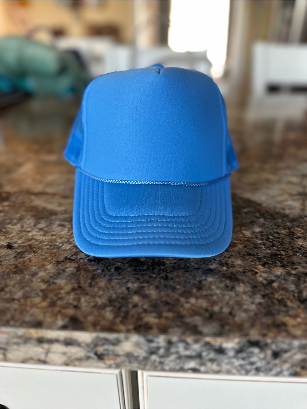 Solid Blue Trucker Hat